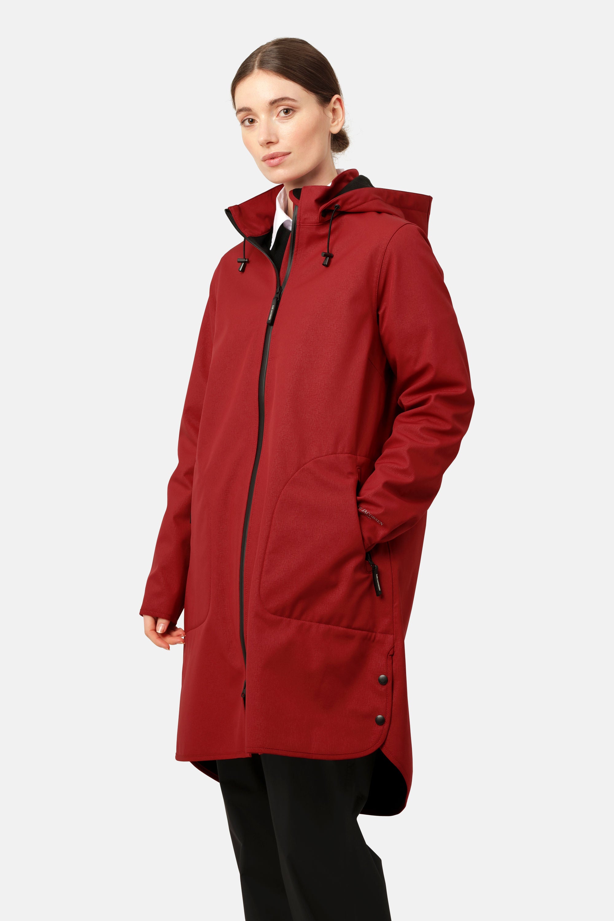 Softshell Regnjakke A-form - Rhubarb
